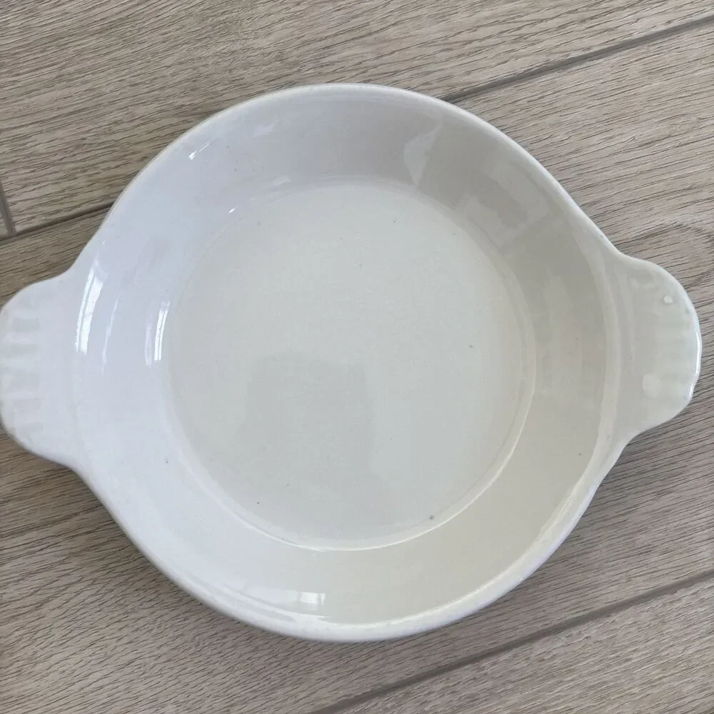 Vintage Hall Pottery 434 GlazeCottage Granny Baking, Side Accent Candy Dish 6.6”